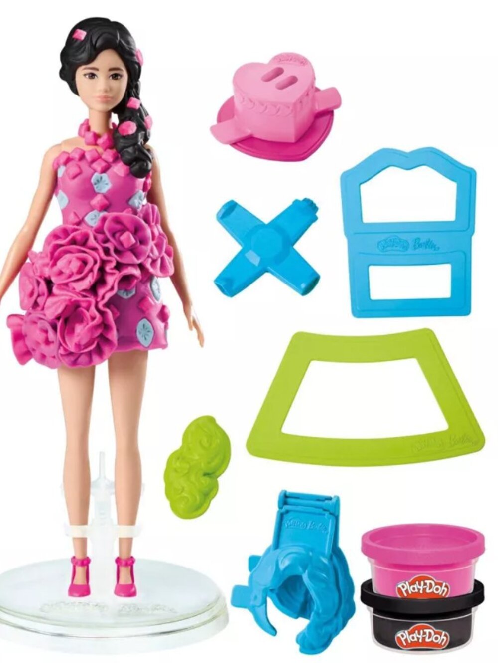 NEW Play-Doh Barbie Gems & Ribbons Glam